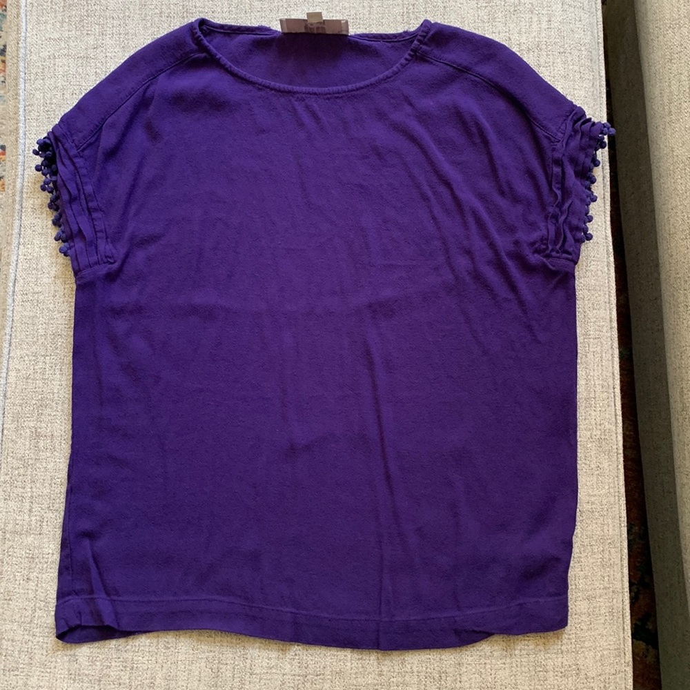 LOFT blouse // XS // purple